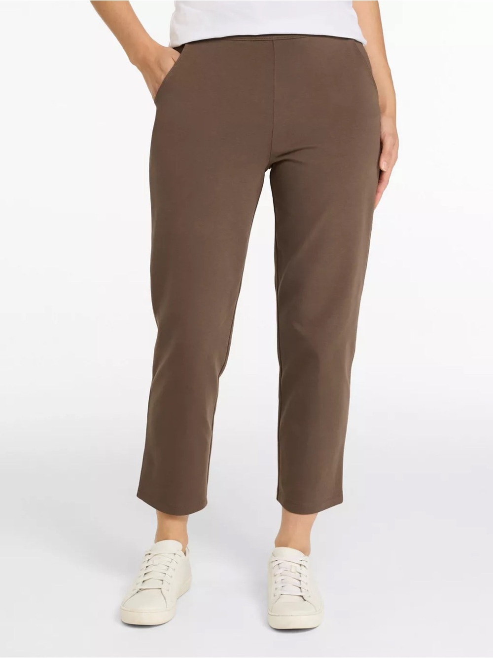 L.L. Bean Straight-Leg Crop Perfect Fit Pants